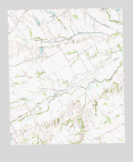 Cryer Creek, TX USGS Topographic Map