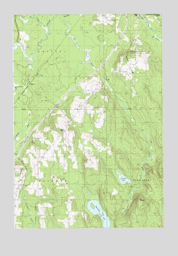 Crystal, ME USGS Topographic Map