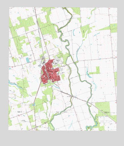 Crystal City, TX USGS Topographic Map