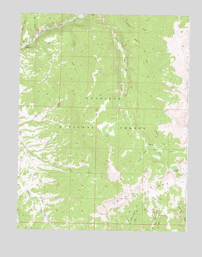 Crystal Creek, CO USGS Topographic Map