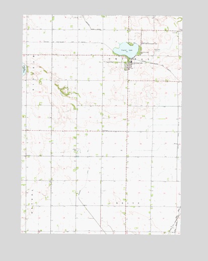 Crystal Lake, IA USGS Topographic Map