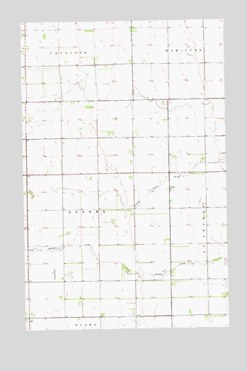 Crystal NE, ND USGS Topographic Map