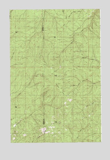 Crystal Peak, ID USGS Topographic Map