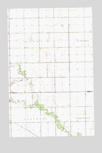 Crystal SE, ND USGS Topographic Map