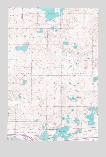 Crystal Springs, ND USGS Topographic Map