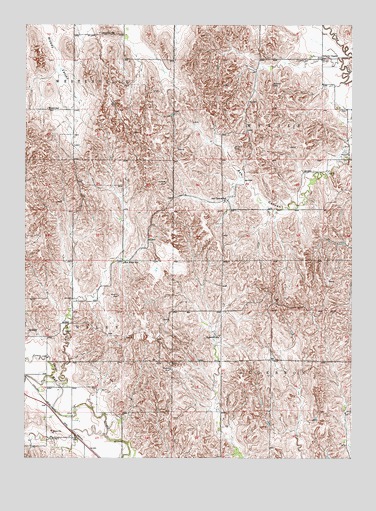 Ansley SE, NE USGS Topographic Map