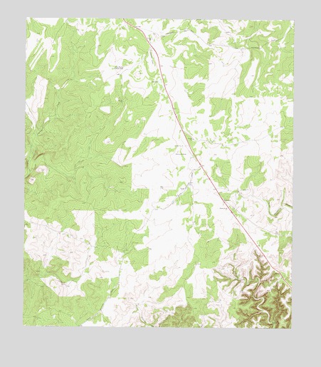 Cub Lake, TX USGS Topographic Map