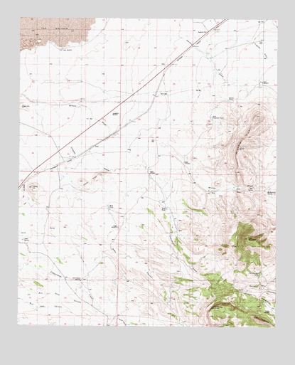 Cub Mountain, NM USGS Topographic Map