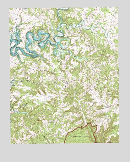 Cub Run, KY USGS Topographic Map