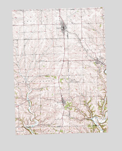 Cuba City, WI USGS Topographic Map