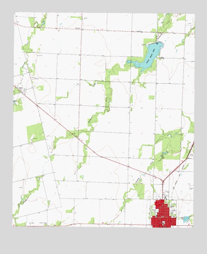Anson, TX USGS Topographic Map