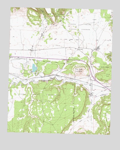Cubero, NM USGS Topographic Map