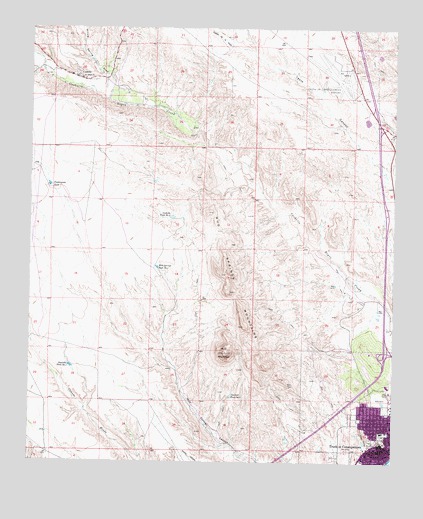 Cuchillo, NM USGS Topographic Map