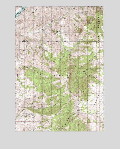 Cuddy Mountain, ID USGS Topographic Map