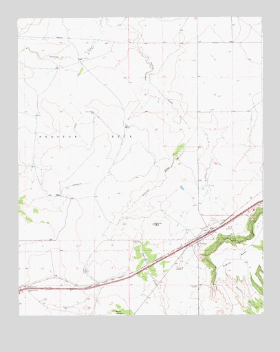Cuervo, NM USGS Topographic Map