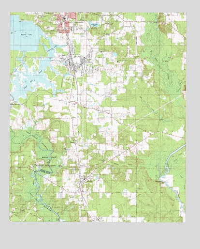 Cullen, LA USGS Topographic Map