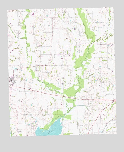Culleoka, TX USGS Topographic Map