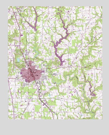 Cullman, AL USGS Topographic Map