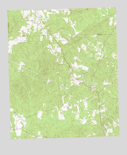 Culloden, GA USGS Topographic Map