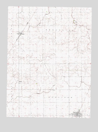 Cullom, IL USGS Topographic Map