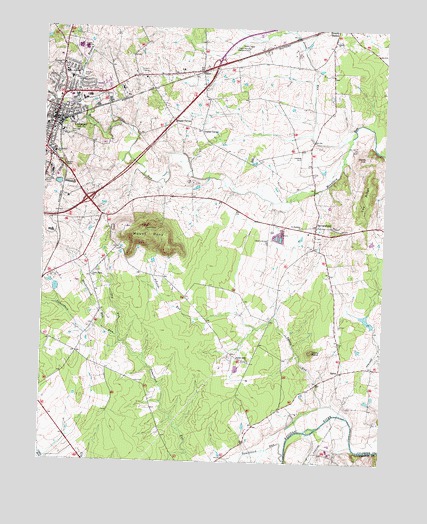 Culpeper East, VA USGS Topographic Map