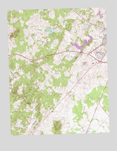 Culpeper West, VA USGS Topographic Map