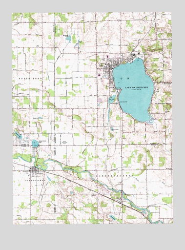 Culver, IN USGS Topographic Map