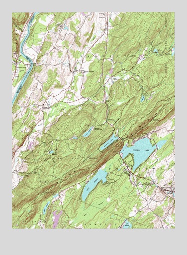 Culvers Gap, NJ USGS Topographic Map