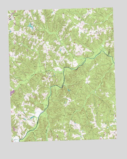 Cumberland, VA USGS Topographic Map