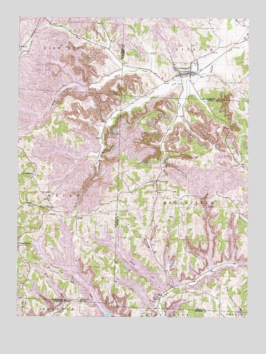 Cumberland, OH USGS Topographic Map
