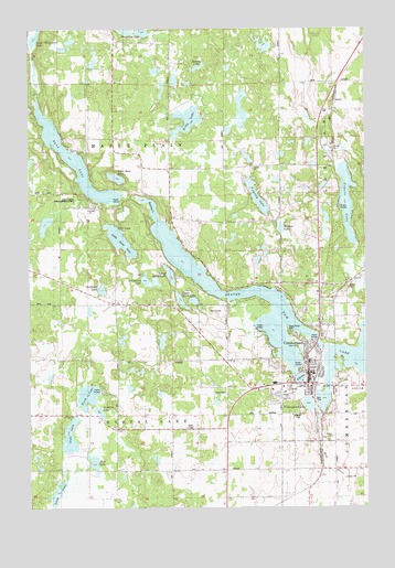 Cumberland, WI USGS Topographic Map