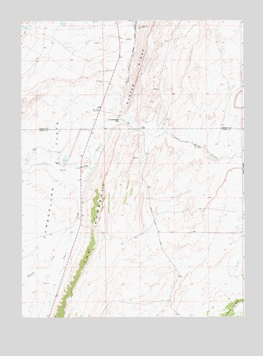 Cumberland Gap, WY USGS Topographic Map