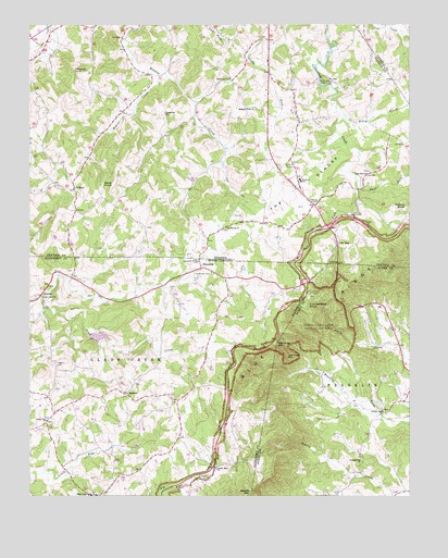 Cumberland Knob, NC USGS Topographic Map