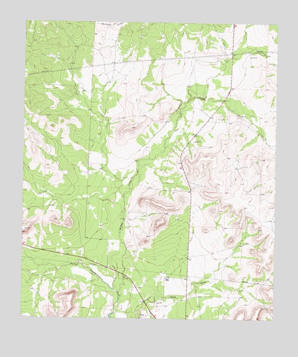 Cumbie Draw NE, TX USGS Topographic Map