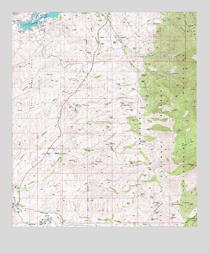 Cumero Canyon, AZ USGS Topographic Map