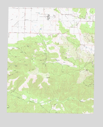 Cummings Mountain, CA USGS Topographic Map