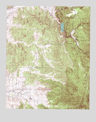 Cundiyo, NM USGS Topographic Map
