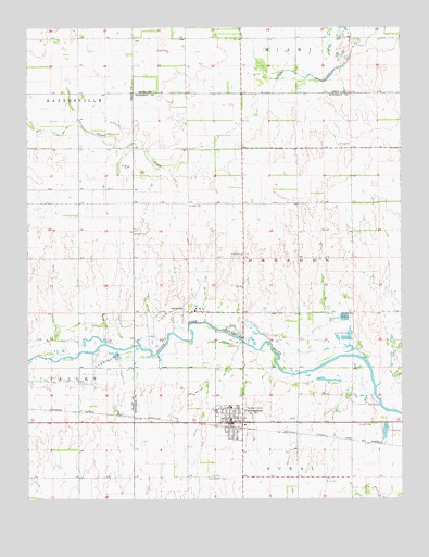 Cunningham, KS USGS Topographic Map