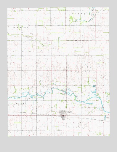 Cunningham, KS USGS Topographic Map