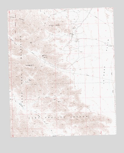 Cunningham Mountain, AZ USGS Topographic Map