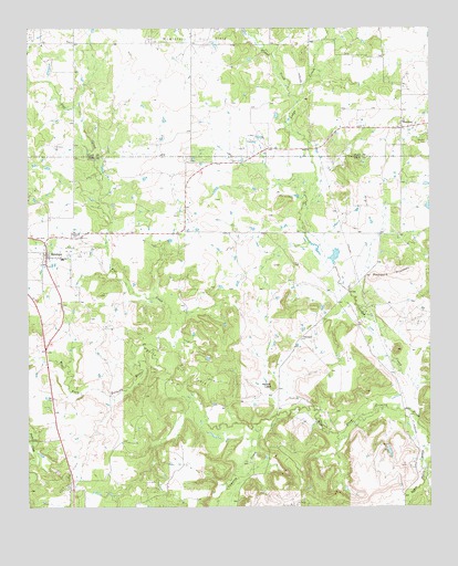 Antelope, TX USGS Topographic Map