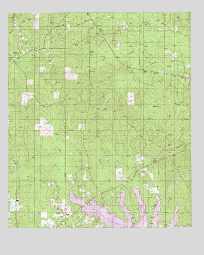Curr Creek, LA USGS Topographic Map
