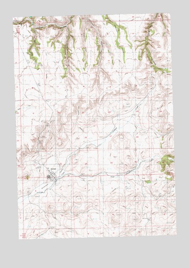 Antelope, OR USGS Topographic Map