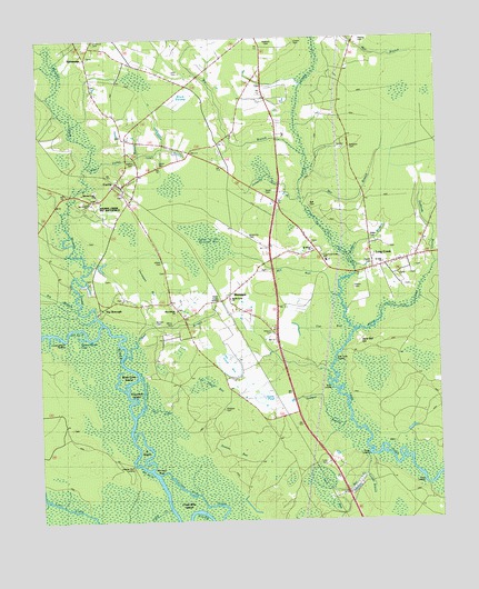 Currie, NC USGS Topographic Map