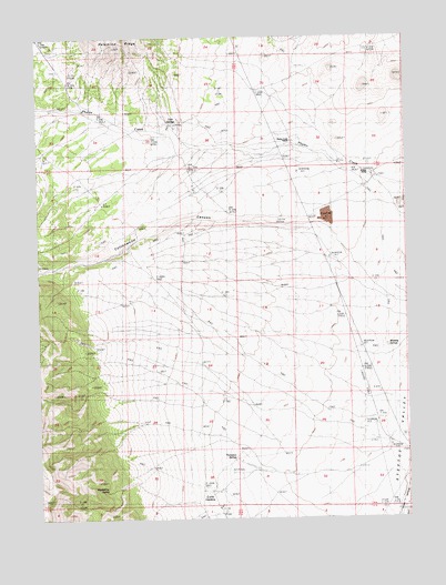 Currie Gardens, NV USGS Topographic Map