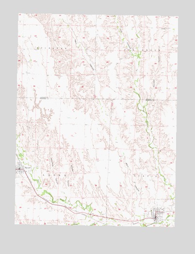 Curtis, NE USGS Topographic Map