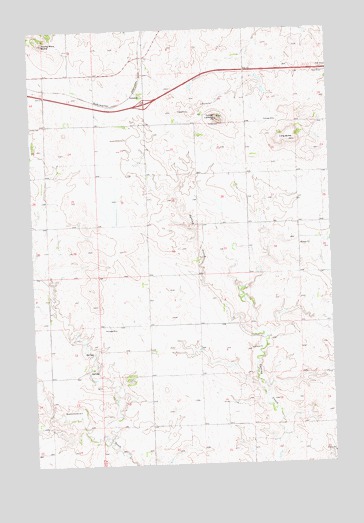 Antelope, ND USGS Topographic Map
