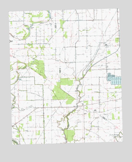 Curtis Station, MS USGS Topographic Map