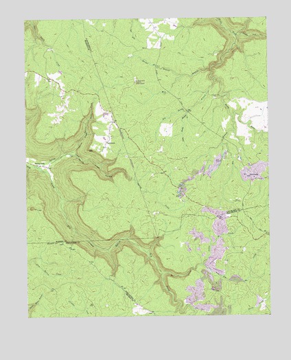 Curtistown, TN USGS Topographic Map