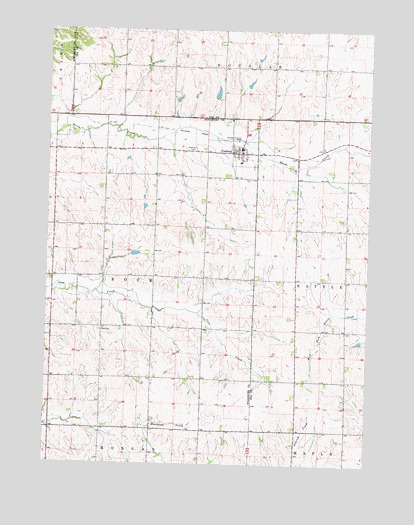 Cushing, IA USGS Topographic Map
